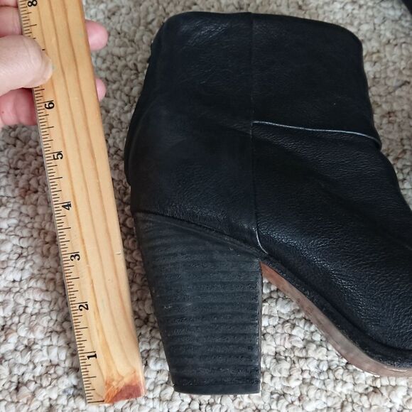 Rag and Bone newbury ankle black boots in cowhide leather size 6 - Picture 9 of 12